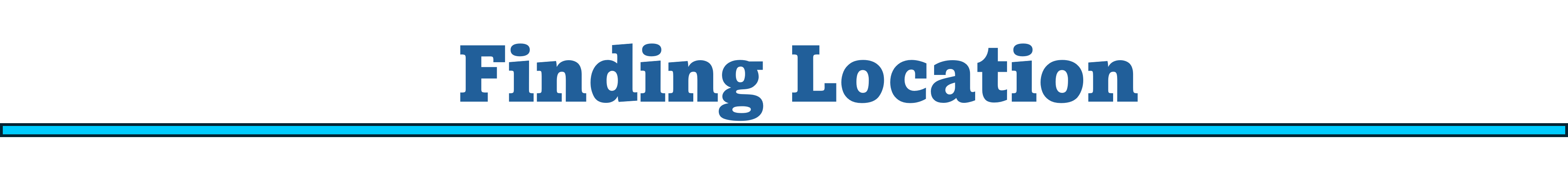 Finding Locationのロゴ